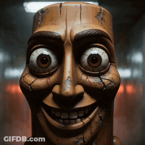 Statue With Big Smile GIF