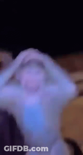 Statue With Blue Light From Eyes GIF