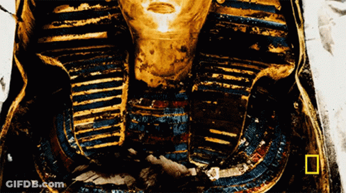 Statue With National Geographic Logo GIF