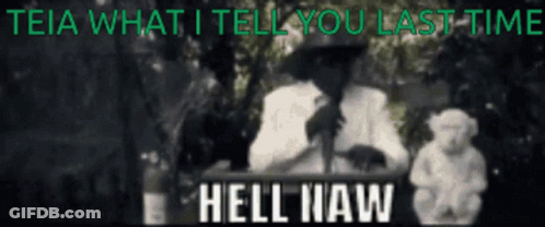 Statue With Teia What I Tell You Last Time GIF