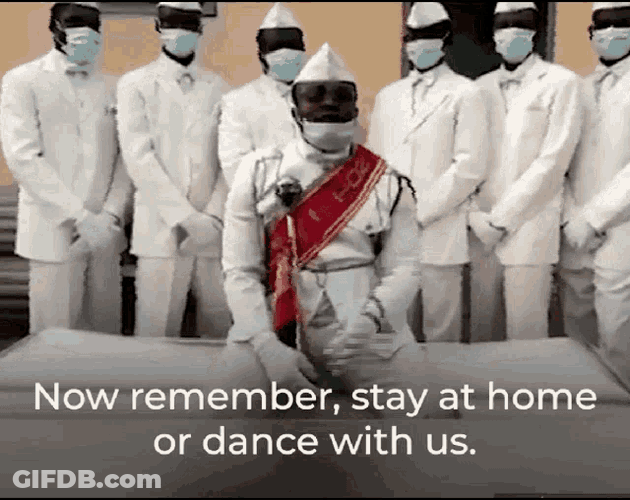 Stay At Home Mask GIF
