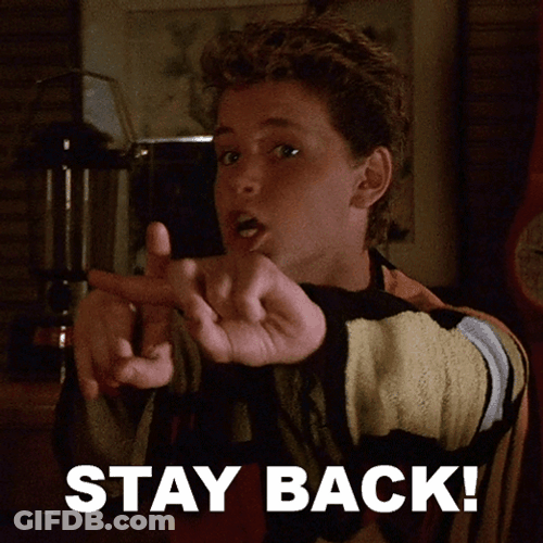 Stay Back Lost Boys GIF