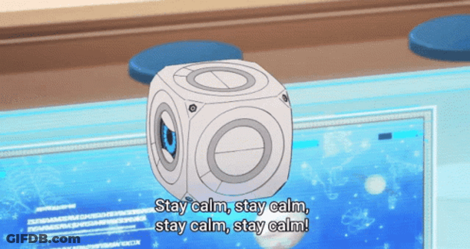 Stay Calm Wheatley GIF