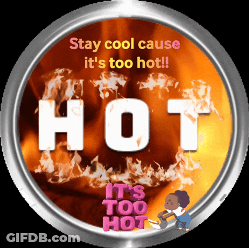 Stay Cool Cause It's Too Hot GIF