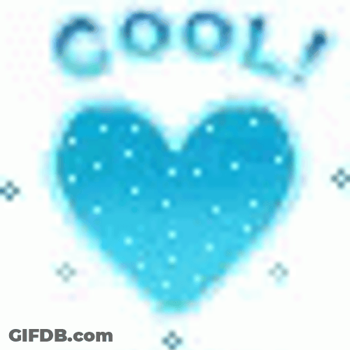 Stay Cool Heart GIF
