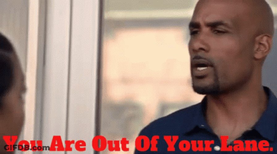 Stay In Your Lane Robert Sullivan GIF