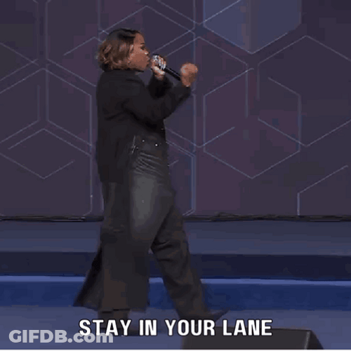 Stay In Your Lane Sarah Jakes Roberts GIF