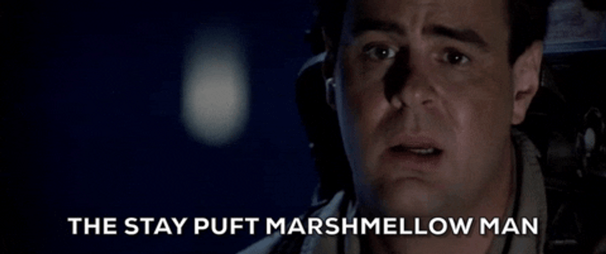 Stay Puft Marshmallow Man Dan Aykroyd GIF