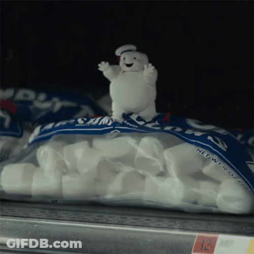 Stay Puft Marshmallow Man GIF