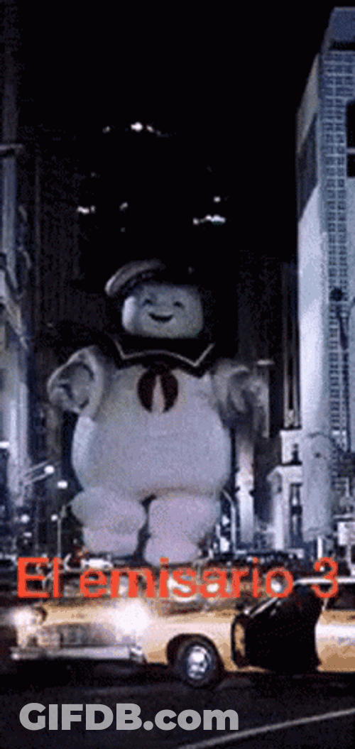 Stay Puft Marshmallow Man Giant Candy GIF