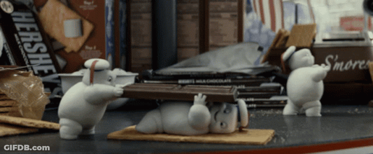 Stay Puft Marshmallow Man GIF