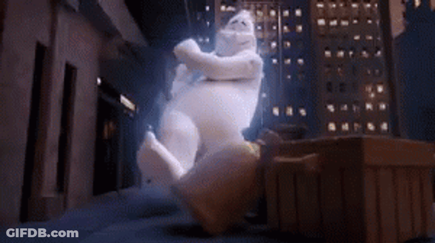 Stay Puft Marshmallow Man GIF