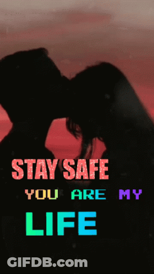 Stay Safe Forehead Kiss GIF