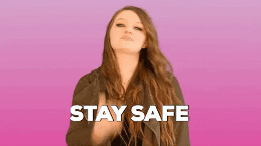 Stay Safe Ryn Dean Flying Kiss GIF