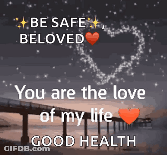Stay Safe Shining Heart GIF