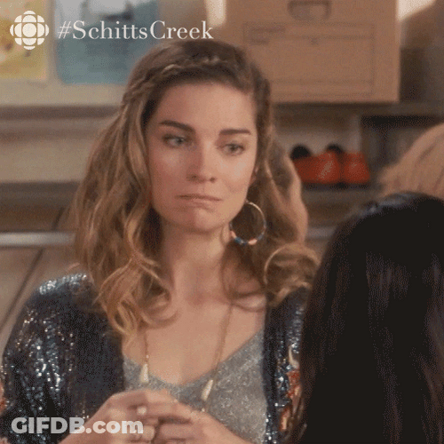 Stay Strong Babe Schitt's Creek GIF