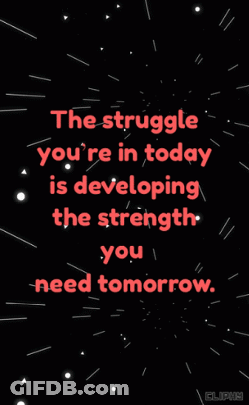Stay Strong Card GIF