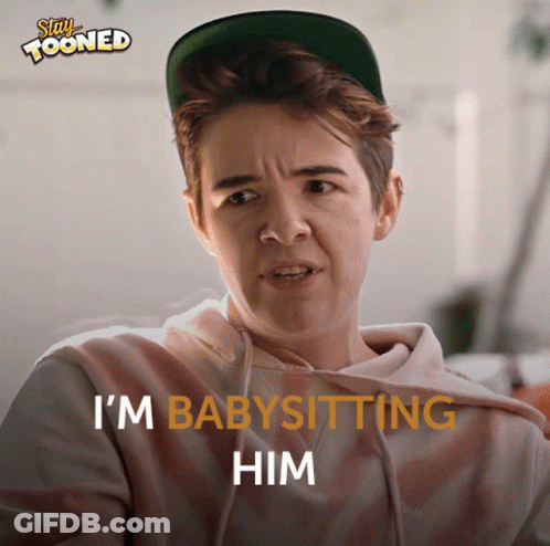 Stay Tooned Poster Man Wearing Hat GIF