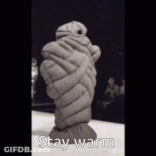 Stay Warm Fashion Model GIF