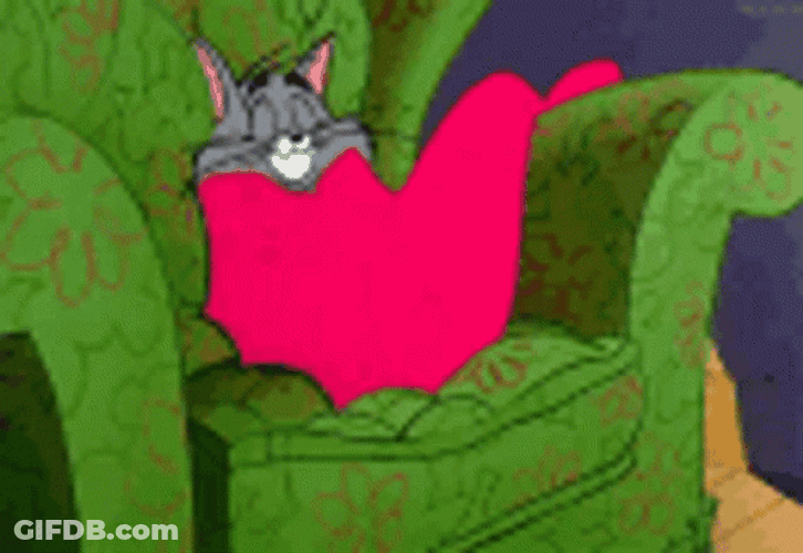 Stay Warm Tom With Blanket On GIF