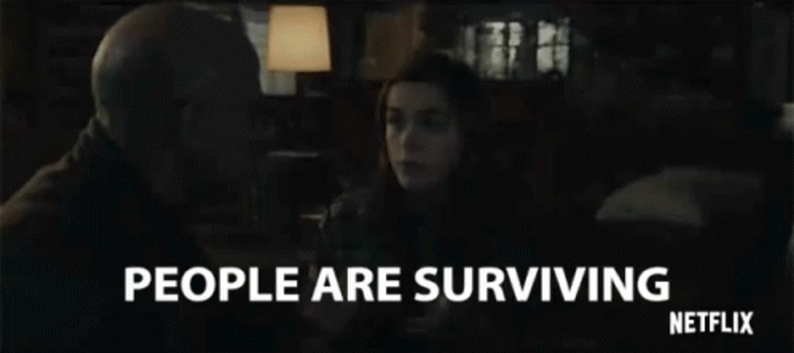 Stayin Alive The Silence Ally And Hugh Andrews GIF