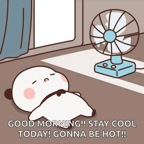 Staying Cool Because Today Is Gonna Be Hot GIF