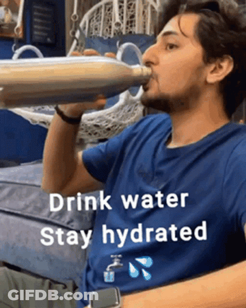 Staying Cool Is Like Staying Hydrated GIF