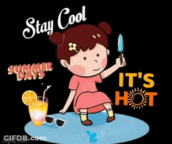 Staying Cool On Summer Days GIF