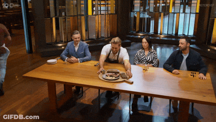 Steak Challenge Andy Masterchef Australia GIF