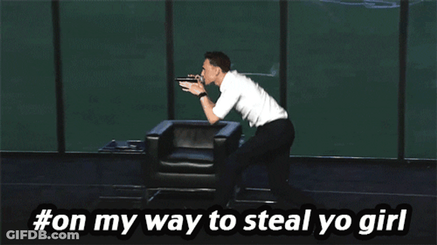 Steal Yo Girl By Lunge Walking GIF