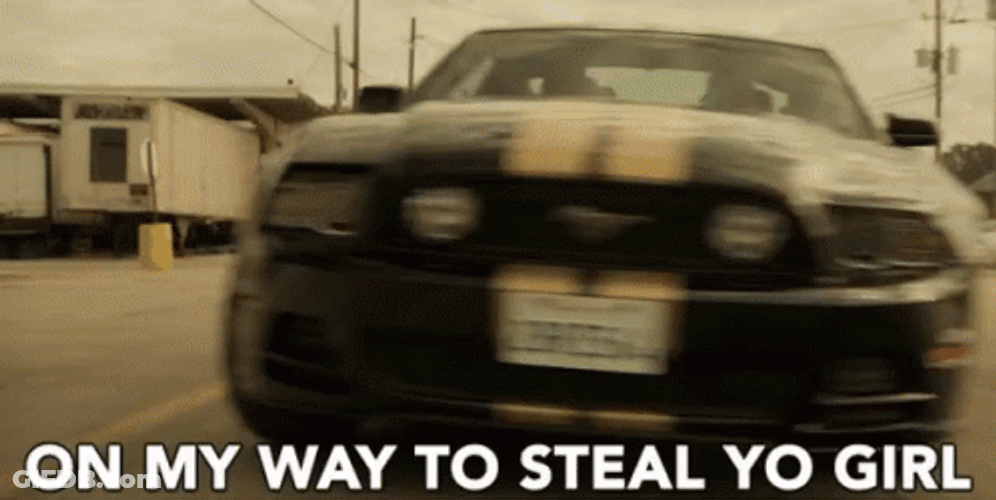 Steal Yo Girl While Driving GIF
