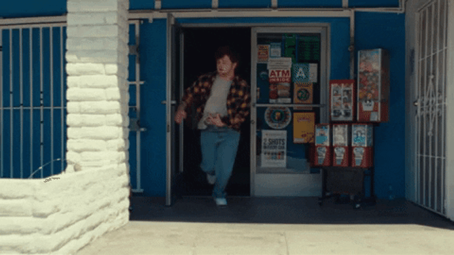 Stealing Man Running Fast GIF