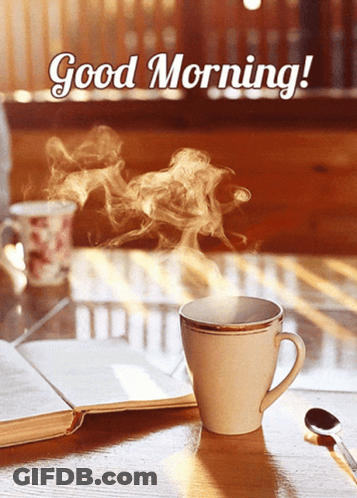 Steam Coffee Good Morning GIF