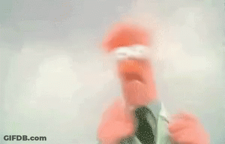 Steam Coming Out Breaker Muppet GIF