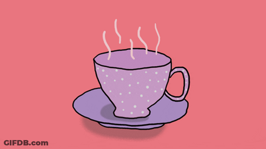 Steam From Cute Coffee Cup GIF