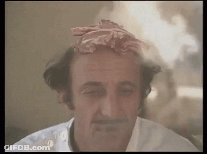 Steam From Man Hair GIF