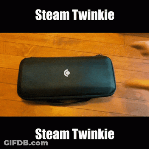 Steam Twinkie Inside Case GIF