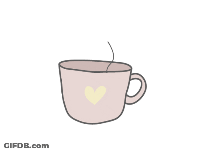 Steaming Cafe Animation GIF