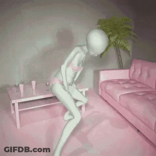 Steamy Hot Dancing Alien GIF