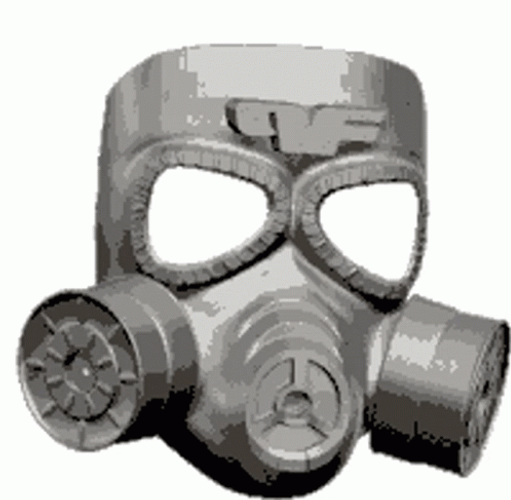 Steel Gas Mask Heavy Weight GIF
