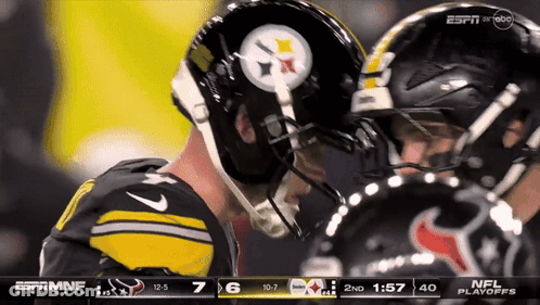 Steelers And Hurricanes Football Game GIF