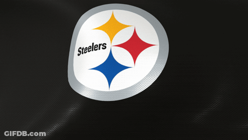Steelers Logo On Black Background GIF