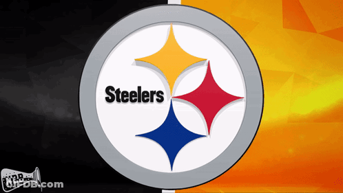 Steelers Logo On Yellow Background GIF