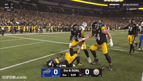 Steelers Touchdown Wherewego Poster GIF