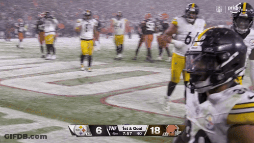 Steelers Vs Browns Football Game 6-18 GIF