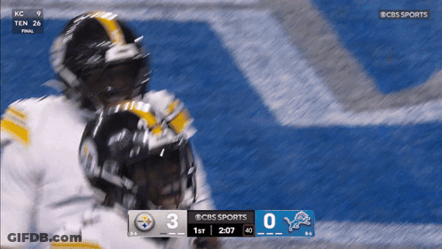 Steelers Vs Detroit Lions On CBS Sports GIF