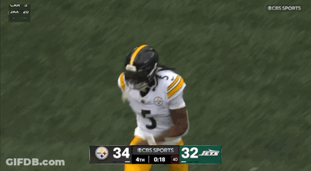 Steelers Vs Jets Football Game On CBS Sports GIF