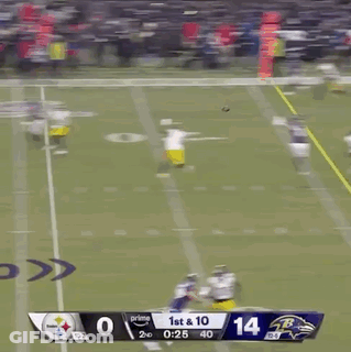 Steelers Vs Ravens Football Game GIF