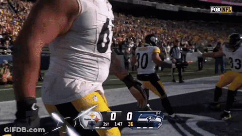 Steelers Vs Seahawks Football Game GIF