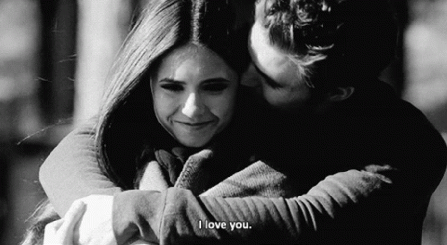Stefan Giving Hug From Behind GIF